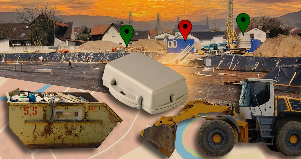 GPS-Tracker für Behälter und Maschinen