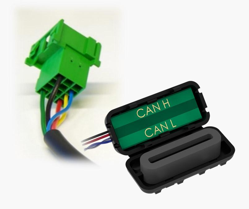 CAN-Bus-Adapter zum Anschluss des GPS-Trackers