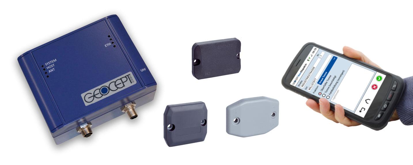 RFID-Reader und Transponder mit Smartphone